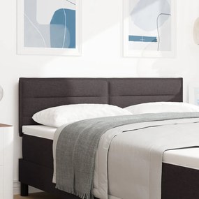 Fejtámla Vonal Design Sötétbarna 160 cm Szövet
