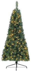 Fél műfenyő 80LED 120cm, 140ág