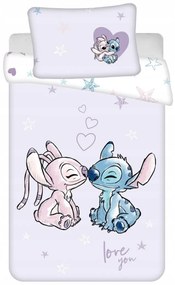 Disney Lilo and Stitch gyerek ágyneműhuzat 135x100cm+40x60cm Setino
