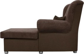 Sötétbarna kordbársony heverő Lord – Ropez