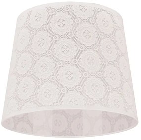 Duolla - CLASSIC M asztali lámpa búra E27, 24 cm átmérő, fehér