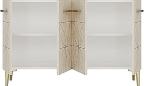 Eliz 120 - White, Travertine