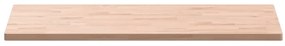 tömör bükkfa téglalap alakú asztallap 100x50x2,5 cm