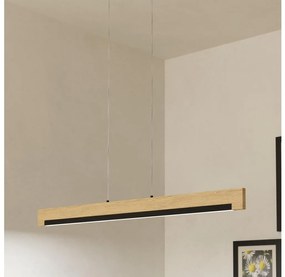 Eglo 901737 - LED Dimmelhető csillár zsinóron CAMACHO LED/25,5W/230V fekete/bézs