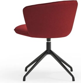 Borvörös kárpitozott étkezőfotel szett 2 db-os Add – Teulat