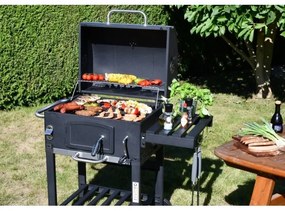 Faszenes grillsütő fekete