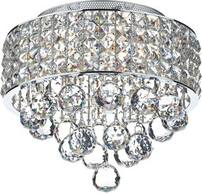 DAR LIGHTING MAT5350 MATRIX Kristály Mennyezeti Lámpa Csiszolt Króm G9 IP20
