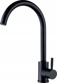 Konyhai forgó csaptelep Indes Olos Fekete Black perlátor