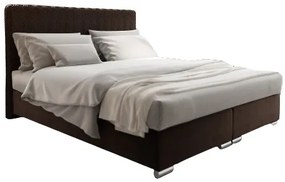 Franciaágy 160 cm Boxspring Penarth Comfort (sötétbarna) (ágyráccsal, matraccal és tárolóhellyel). Akció -17%. 1056285