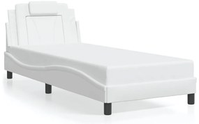 fehér ágykeret Viana LED-ekkel matrac nélkül 90x190 cm