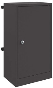 postaláda Fekete 30 x 23 x 55 cm Acél