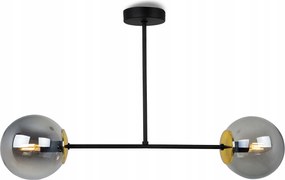 Mennyezeti Lámpa Lógó Fekete Csillár Arany Grafit Loft Nappali Gömbök