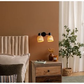 Atmosphera - Spotlámpa LIO 2xE14/25W/230V bambusz