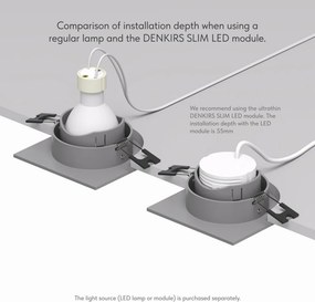 Rodvig series recessed ceiling downlight — DK/EU-3071-CT
