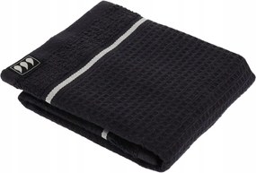 Kéztörlő Ostya Pamut Fekete 30 X 50 CM 500 G/m²