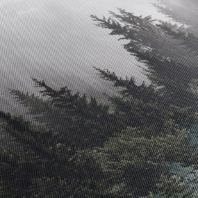 Kép - Erdő illusztrált elemekkel (120x50 cm)