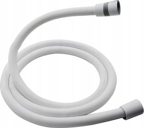 Zuhanytömlő hosszú G1/2 Gumi Rugalmas 200cm Fehér
