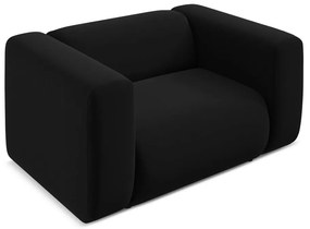 Fekete bársony fotel Ekahi – Makamii