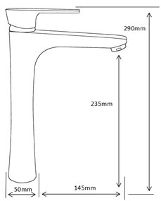 Mexen Axel R62 fürdőszett, fekete, 73813R62-70