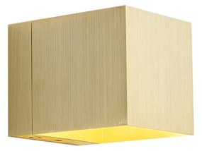 Arany fali lámpa LED-del és érintéses fényerőszabályzóval, újratölthető - Joris