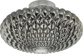 DAR LIGHTING BIB3010 BIBIANA Modern Mennyezeti Lámpa Füstös, Csiszolt Króm G9 IP20