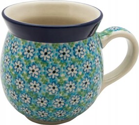 Cseh bögre Hordó 470 ml Kerámia Bolesławiec