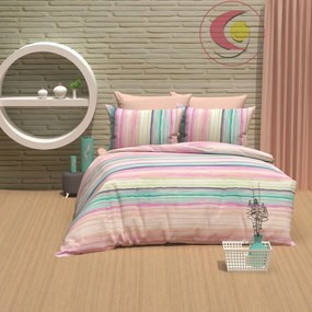 GRADIENT V1 PINK pamut ágyneműk DeLuxe 140x200 cm-es szett Csomagolás Ágynemű mérete: 140x200 cm, A csomag tartalma: Készletcsomagolás