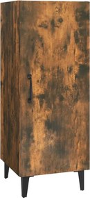 vidaXL füstös tölgy színű szerelt fa tálalószekrény 34,5 x 34 x 90 cm