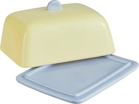 BUTTER kerámia vajtartó , sárga
