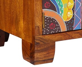 Cipőszekrény 90x35x55 cm Tömbfa Akáció