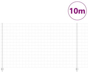 Euro kerítés szett 2 darab Horganyzott acél 10 x 1,4 m