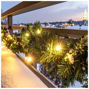 Solight 1V298 - LED kültéri karácsonyi girlanda 80xLED/3xAA 500 cm IP44