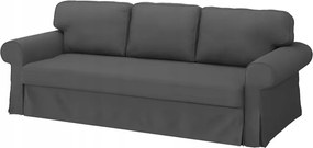 Ikea Vretstorp 3 személyes kinyitható kanapé huzat, Hallarp szürke