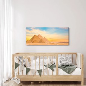 Az egyiptomi piramisok képe (120x50 cm)