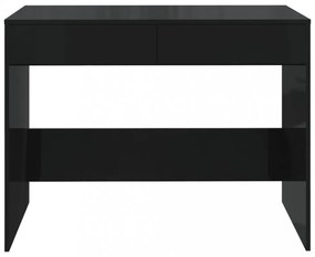fekete szerelt fa íróasztal 101 x 50 x 76,5 cm