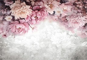 Fotótapéta Virágok Lógó Bazsarózsa Fal Tapéta Előszoba Iroda 312x219