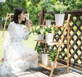 Összecsukható állvány, bambusz, NEPEL TYP 1 + ajándék