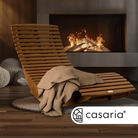 Casaria® Ergonómikus nyugágy - akácfa