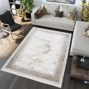 SAHARA Modern mintás vintage szőnyeg krémszínű Szélesség: 160 cm | Hossz: 230 cm