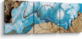 Kép - Fa (órával) (90x30 cm)