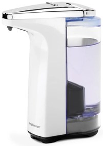 Fehér automata műanyag szappanadagoló 237 ml - simplehuman