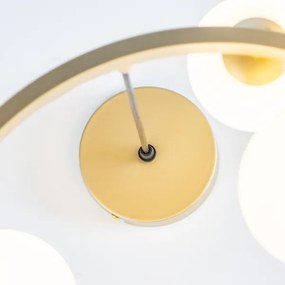 Brilagi - LED Csillár zsinóron MILLA 15xG9/3W/230V arany/fehér