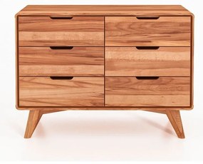 Alacsony bükkfa komód 90x63 cm Greg - The Beds