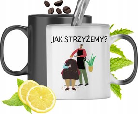 Mágikus Bögre Fodrásznak Színváltós, fényképes nyomattal