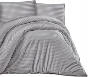 Lux szatén ágyneműhuzat 180x200 Szürke