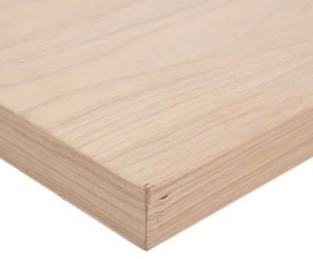szerelt fa függőpolc 60 x 23,5 x 4 cm