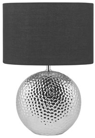 Ezüst kerámia asztali lámpa 51 cm NASVA Beliani