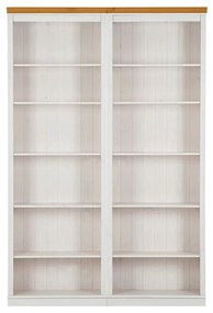 Fehér borovi fenyő könyvespolc 148x223 cm Anita – Støraa