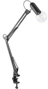 JUST LIGHT. 14773-18 - Csipeszes asztali lámpa TURN ME 1xE27/60W/230V fekete