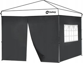 Fal Oldalfalak Pavilon Sátor Pavilon 2 Db 3X3 Antracit